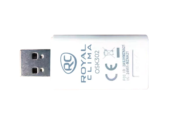 WI-FI USB модуль ROYAL CLIMA для бытовых сплит-систем серии TRIUMPH OSK302 — фото 2